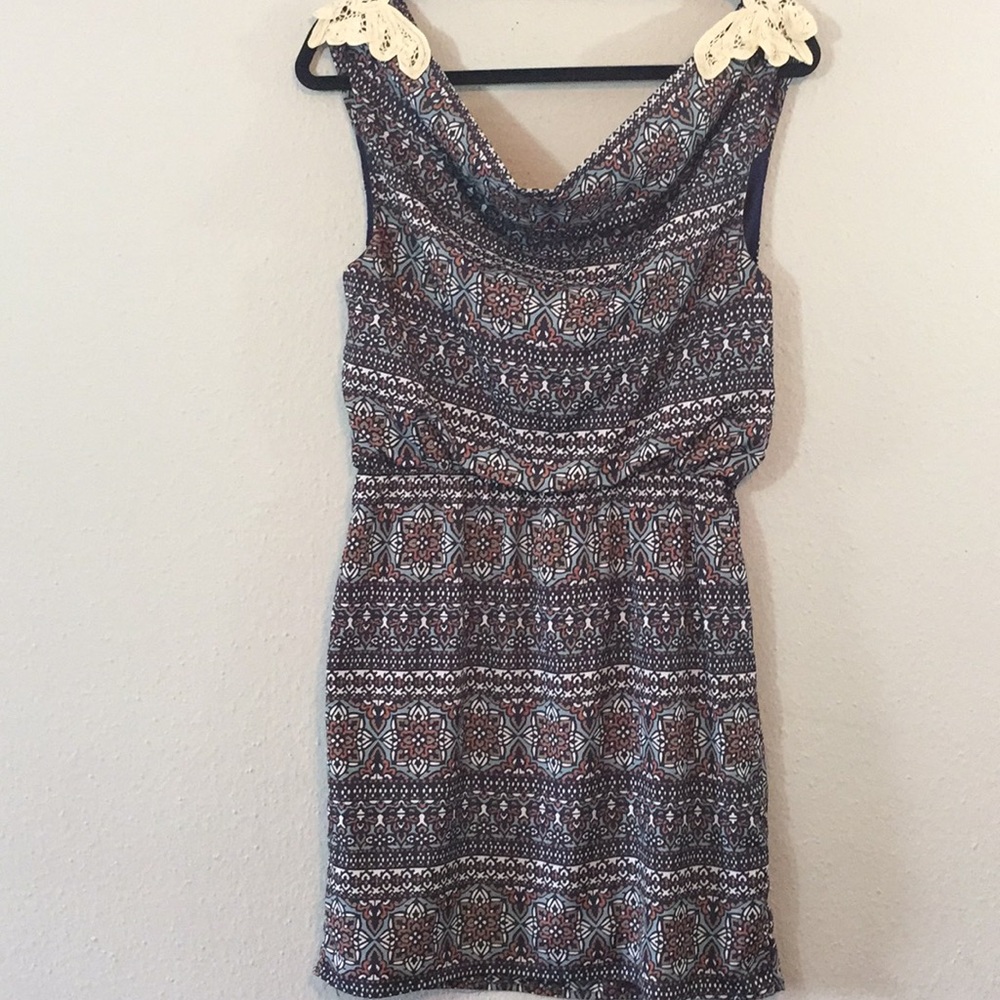 Peppermint off the Shoulder Dress-Size M
